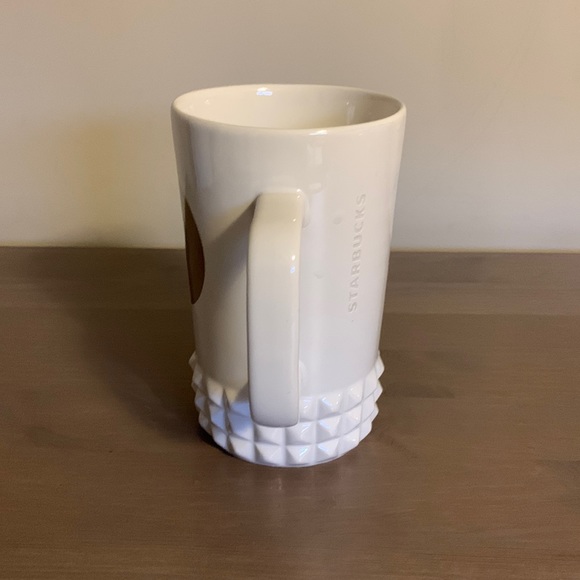Starbucks “Dot Collection” White Studded Ceramic Mug - Picture 3 of 7